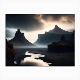 Iceland Landscape Photography Canvas Print