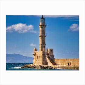 Lighthouse In Cyprus Canvas Print