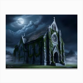 Gothic Church Canvas Print