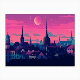 Tallinn Skyline  Canvas Print