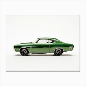 Toy Car 70 Chevelle Ss Green Canvas Print