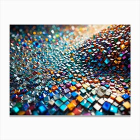 Abstract Cubes 4 Canvas Print