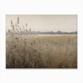 Field Of Tall Grass Canvas Print