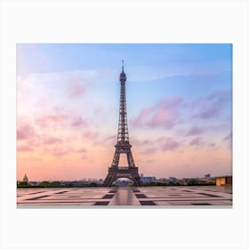 Eiffel Tower Sunrise Canvas Print
