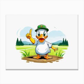 Duck Png Canvas Print