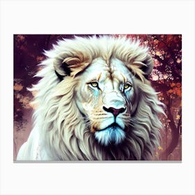 Lion Of The Forest 2 Canvas Print