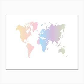 World Map 26 Canvas Print