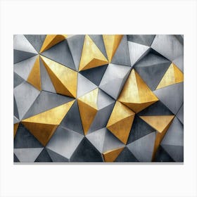 Abstract Geometric Wall Canvas Print