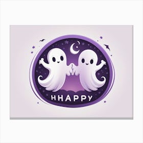 Happy Ghosts Canvas Print