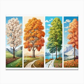 Autumn Trees 3 Canvas Print