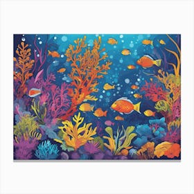 Under The Sea 13 Canvas Print