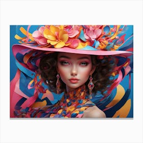 Hat Painting Canvas Print