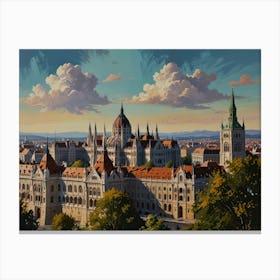 Budapest City 3  Canvas Print