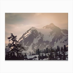 Mount Shuksan Sunset Dreams - Nature Photography Canvas Print
