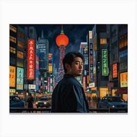 Tokyo City Canvas Print