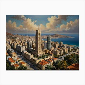 City Of Alexandria art Canvas Print