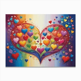 Heart Of Love 9 Canvas Print