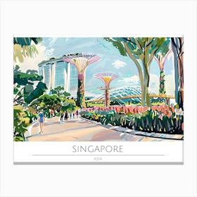 Singapore Gardens By The Bay Canvas Print