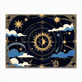 Astrology Canvas Print