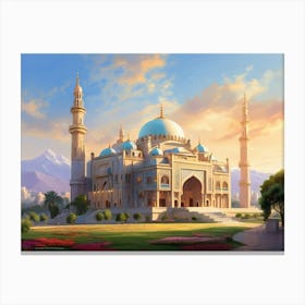 Islamic Mosque 14 Canvas Print