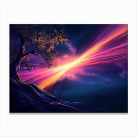 Tree Of Spiritual Life Canvas Print