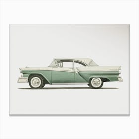 Classic Ford Fairlane Air Car Style Canvas Print