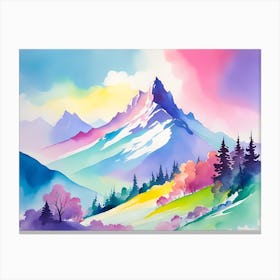 Mountain landscapes 6 Canvas Print