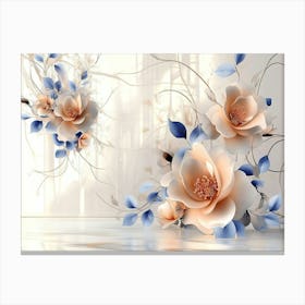 Flower Painting Canvas Print