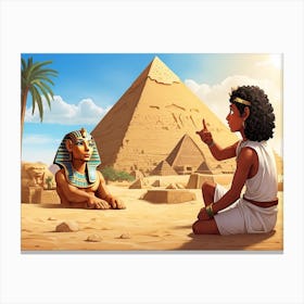 Egyptian Pharaoh Canvas Print