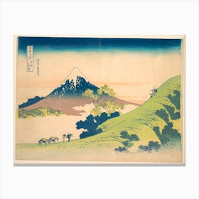The Inume Pass In Kai Province, Katsushika Hokusai Canvas Print