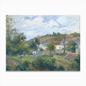 A Corner Of The Hermitage, Pontoise (1878), Camille Pissarro Canvas Print