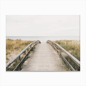 Boardwalk To Beach Canvas Print