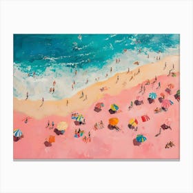 Pink Beach 7 Canvas Print