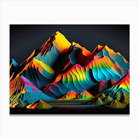 Vivid Ranges Canvas Print