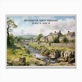 Grassington North Yorkshire 3 Canvas Print