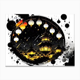 Islamic Lanterns Canvas Print