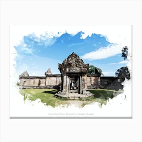 Prasat Preah Vihear, Northwestern Cambodia, Cambodia Canvas Print