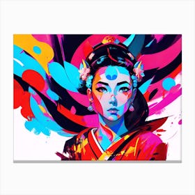 Asian Woman 12 Canvas Print