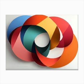 Circle Of Color Canvas Print