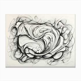 Abstract Drawing Canvas Print