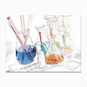 Chemistry Lab 1 Canvas Print