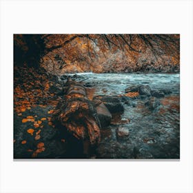 Autumn River Canvas Print