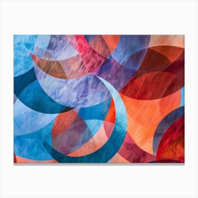 Abstract Circles 95 Canvas Print