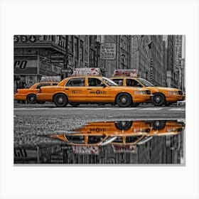 New York City Taxi Canvas Print