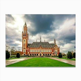 The Peace Palace In The Hague, The Netherlands Canvas Print