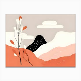 Abstract Mountain Landscape 10 Canvas Print