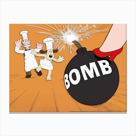 Bomb Canvas Print