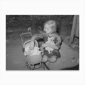 Child Who Was Visiting Her Married Sister, A Resident Of Community Camp, Oklahoma City, Oklahoma, See General Canvas Print