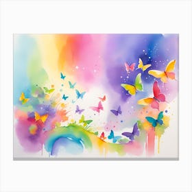 Colorful Butterflies 54 Canvas Print