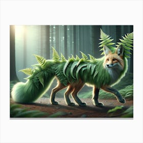Fantasy Fern Fox Masterpiece Canvas Print